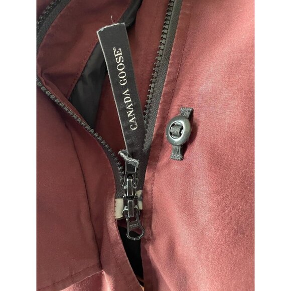 Canada Goose KENSINGTON Down Parka NO FUR 2506L Sz M Jacket Plum - Picture 15 of 16